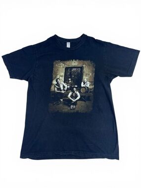 Vintage Coldplay Viva La Vida Tour 2009 Band T Shirt Mens Medium Black Tultex